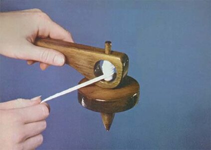 An Old-Timey Wooden Top Image